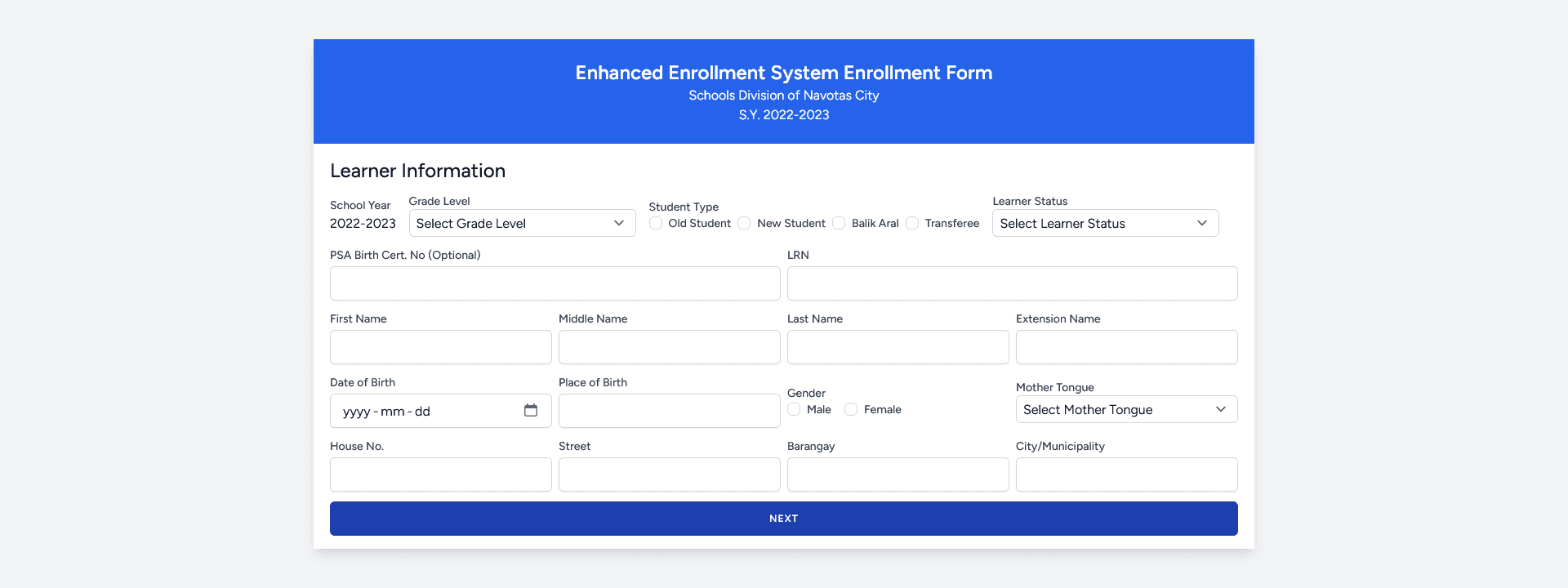 Enrollment